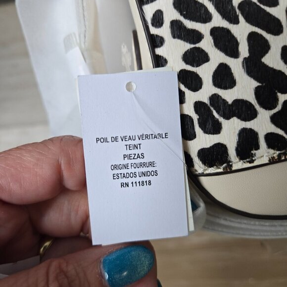 P333. Michael Kors Black Multi Dyed Calf Hair Jet Set Bag NWT - Picture 9 of 9